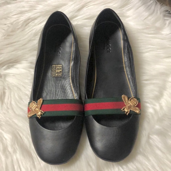 Gucci Shoes - GUCCI Bayadere Bee Ballet Flats